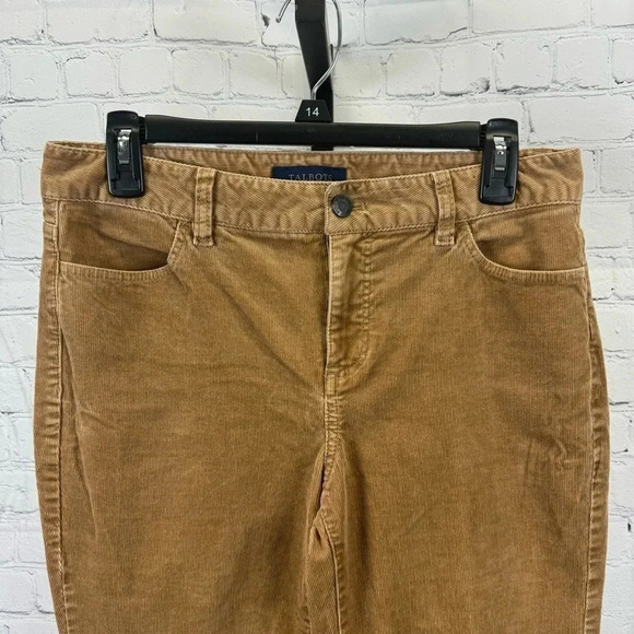 Talbots Tan Heritage Corduroy Pants Size 8P - Picture 2 of 5